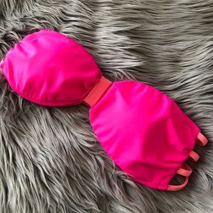 VS Pink Bandeau Bikini Top